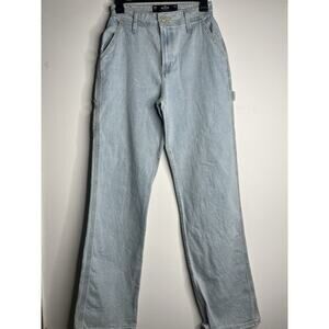 Hollister Jeans High Rise Denim Pants Size 24 Regular Sz 00R Light Wash